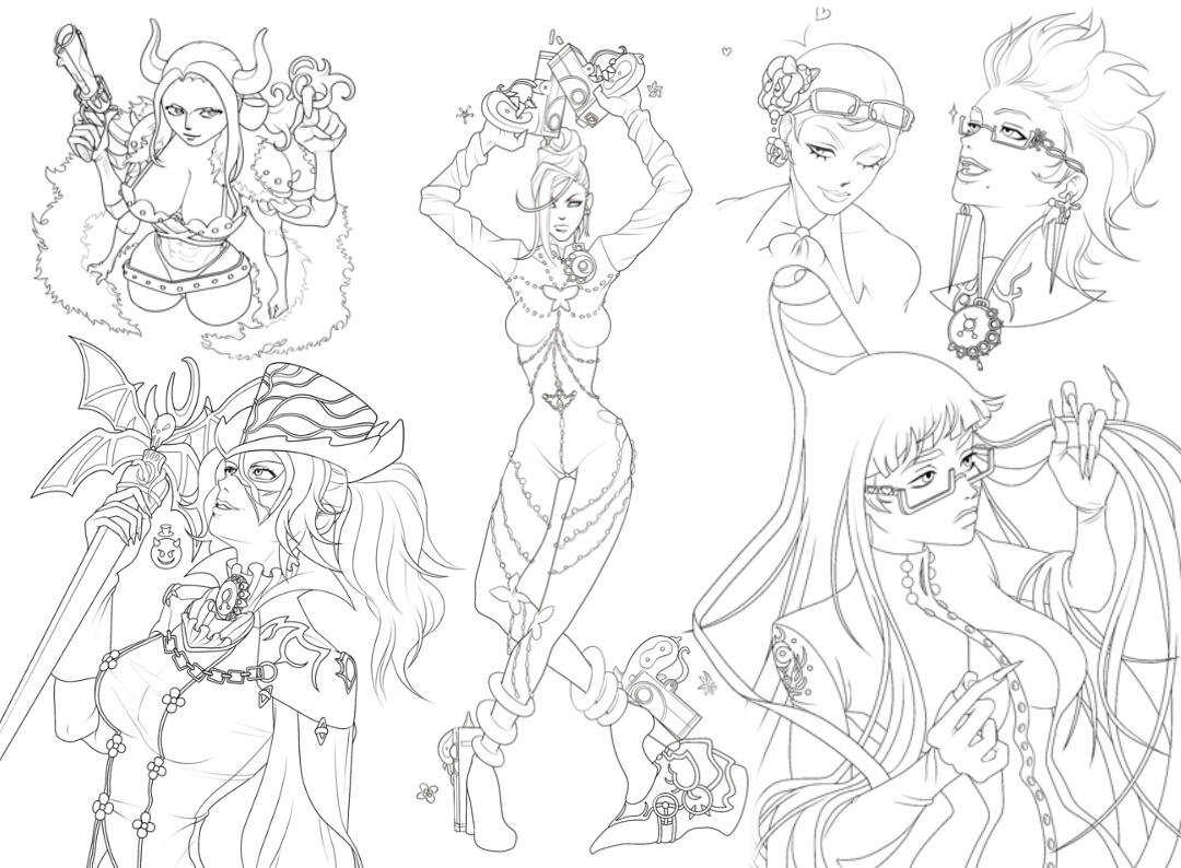 Line Art Commissions